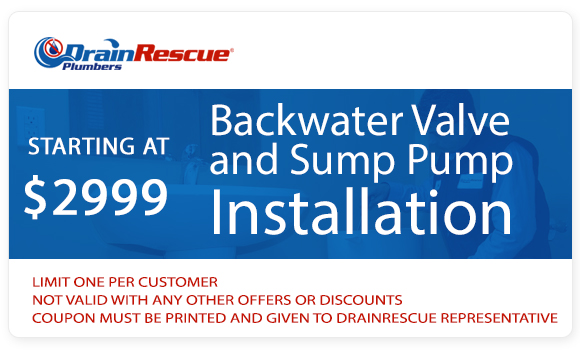 Drain Rescue Backwater valve cost special